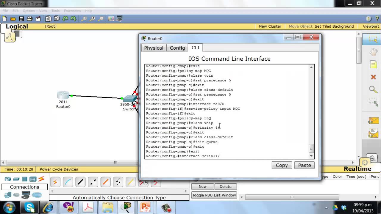 Configuracion de una LAN con voip implementando clasificación, marcado