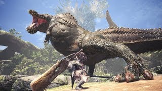 Monster Hunter World - Deviljho Greatsword Solo First Look 60 fps gameplay