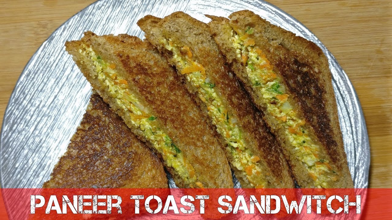 Paneer Sandwich Recipe | Tawa Paneer Masala Sandwich Recipe | 