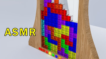 TETRIS BLOCK WITH LEGO | ASMR & SATISFYING