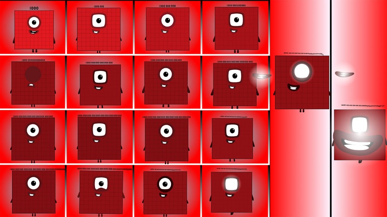 The Ultimate Battle Altuncanny!1K-1Sepdec But Normal | Compilation Numberblocks