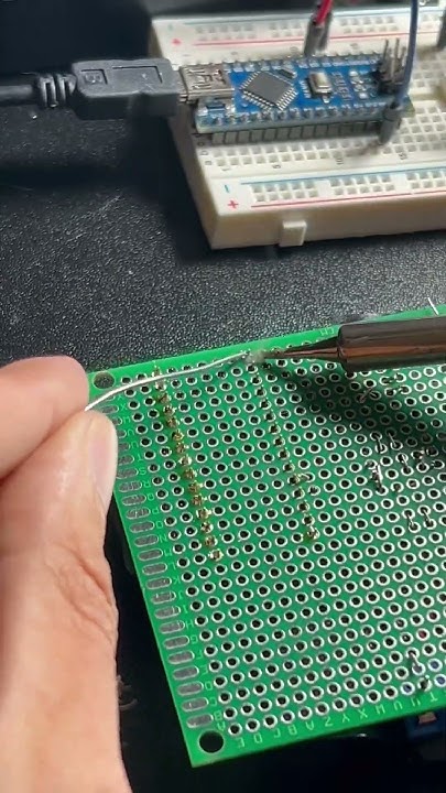 Soldering an Arduino based plasma jet engine controller #shorts # ...