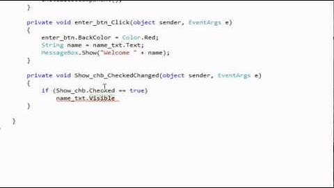 Learn Visual C# - 5 - Check Box -  تعلم فيجوال سي شارب