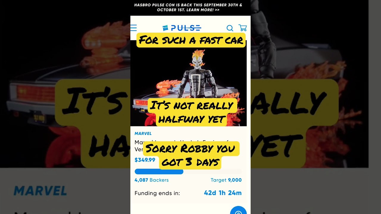 Ghost Rider HasLab Hasbro Pulse Campaign update Robby action figure on. The line engine of vengeance