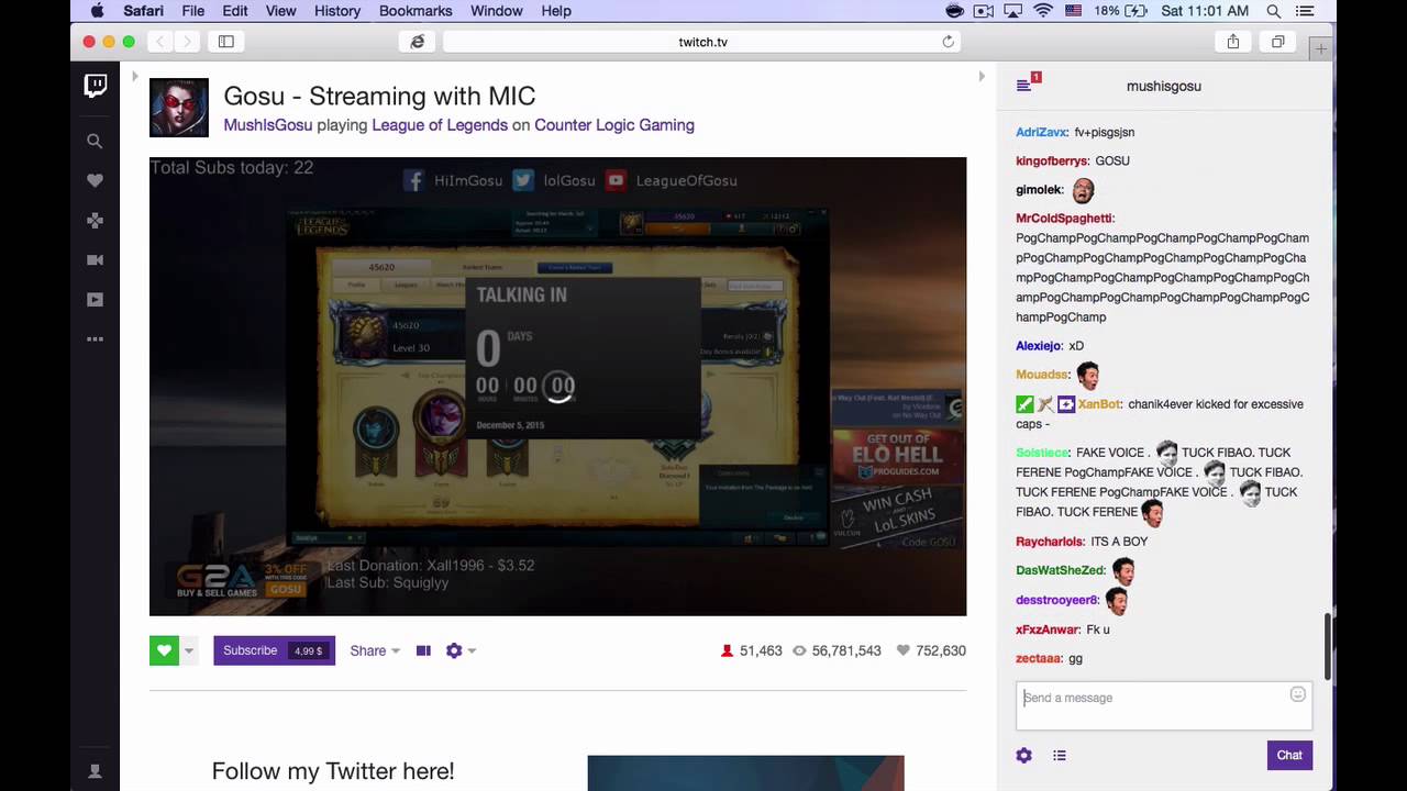 Hi Im Gosu talks for the first time - YouTube