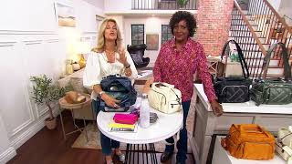 Lug Quilted Medium Satchel with Crossbody Strap -Rumble on QVC