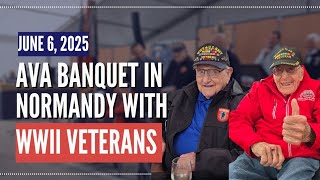 WWII Veterans return for AVA Liberty Banquet in Normandy