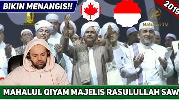 Mahalul Qiyam Majelis Rasulullah SAW Bersama Habib Umar Bin Hafidz 2019 Indonesia | MR Halal Reacts