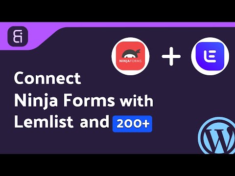 (Free) Integrating Ninja Forms with Lemlist | Step-by-Step Tutorial | Bit Integrations