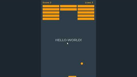 Break Out game using JavaScript