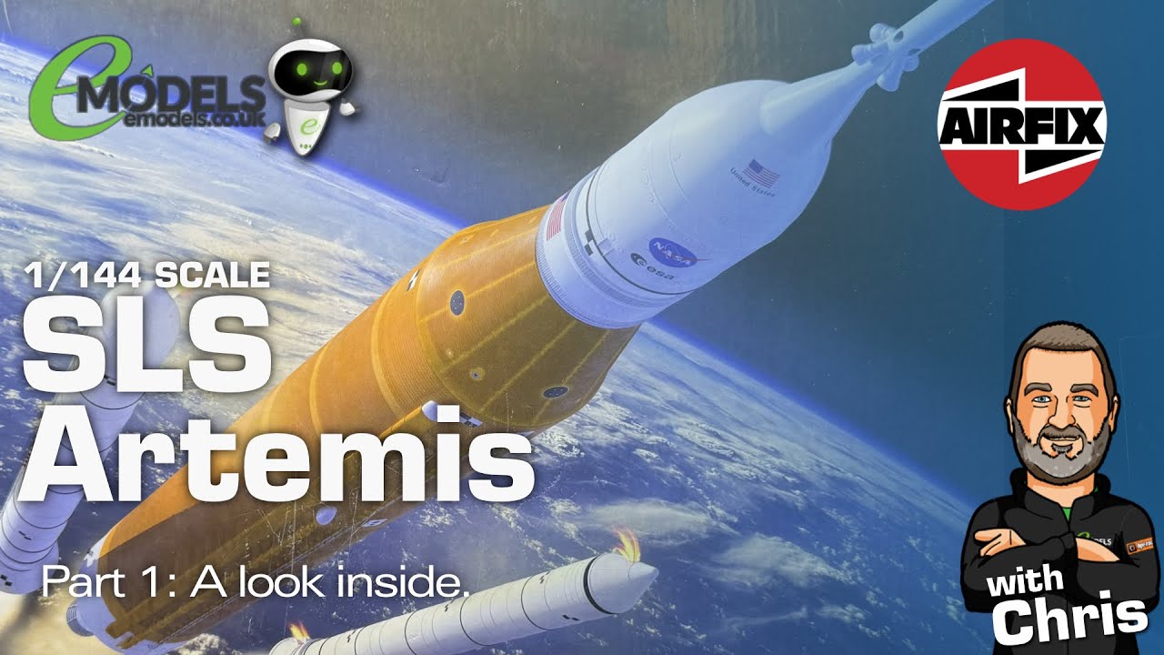 Сборка самолёта Airfix SLS Artemis в масштабе 1:144. Часть 1 №50202