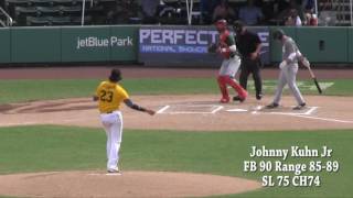 2017 RHP Johnny Kuhn Jr at the 2016 Perfect Game National Showcase