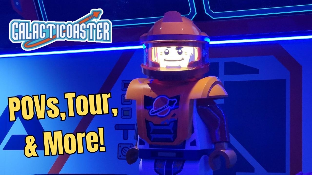 Галактические американские горки LEGOLAND Флорида | Полный обзор с места событий и видео с аттрак...