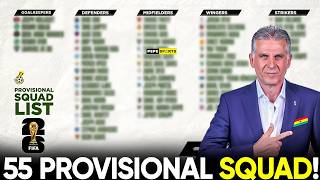 BLACK STARS 🇧🇴 55 MAN WORLD CUP PROVISIONAL SQUAD 🔥 THE RETURNEES, THE LOCAL PLAYERS ....