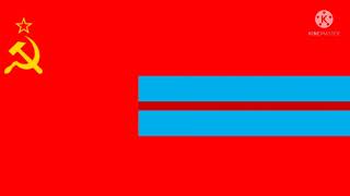 Soviet Union Flags Animation