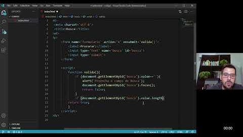 Validação de formulários com Javascript