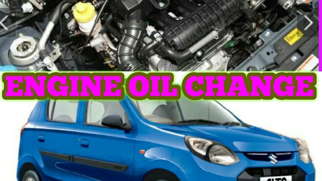 Maruti Suzuki Alto 800 K10 Oil Change YouTube