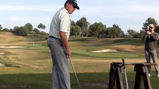 Steve Elkington range session with Phil Rodgers