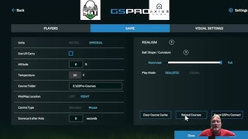 GSPro V2 Tips: Moving Courses to a new Drive or location