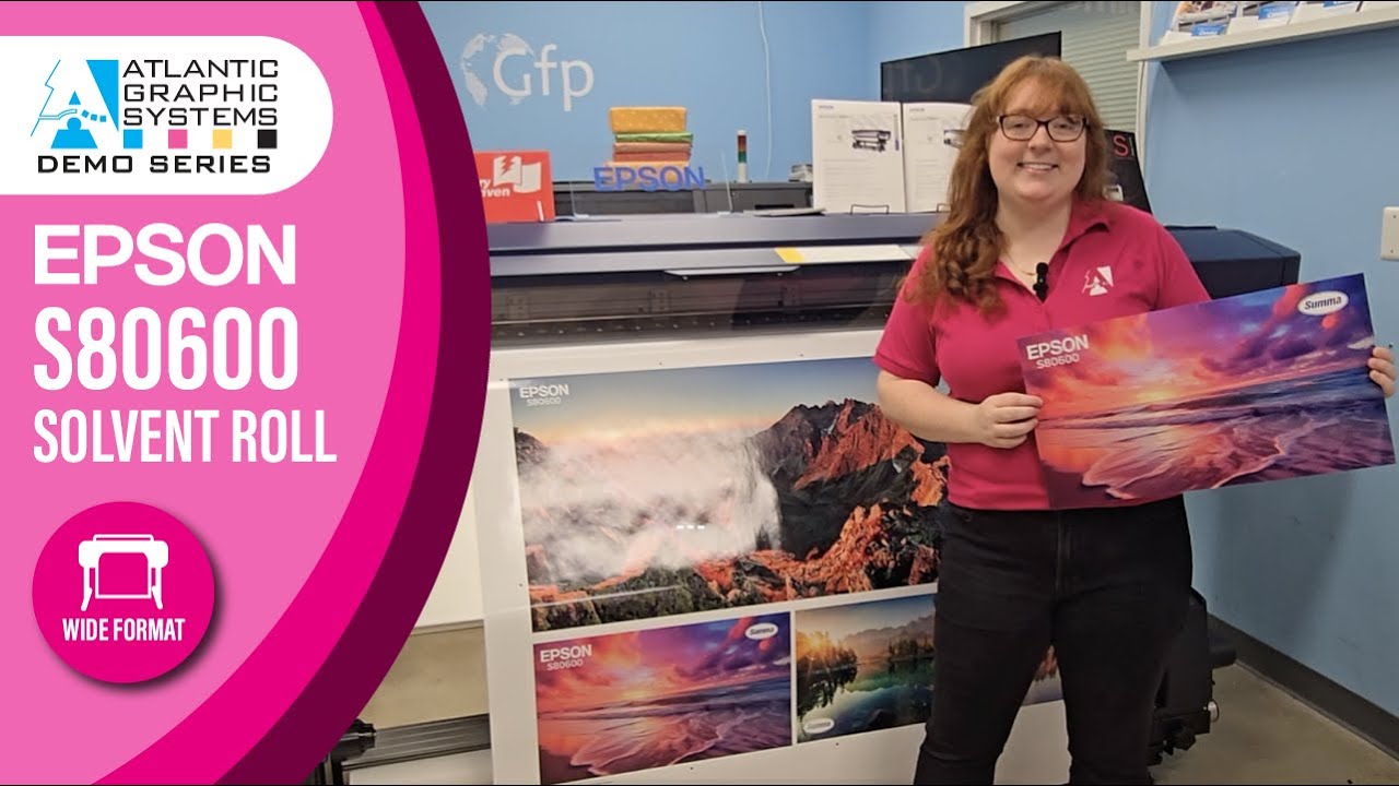 Epson S80600 Solvent Roll Printer [AGS Demo Series]