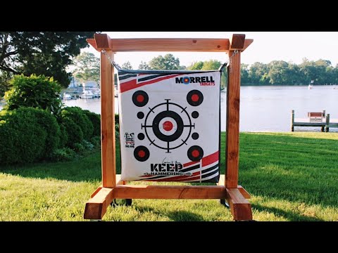 Keep Hammering: Archery Target Stand - YouTube