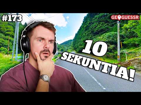 Missä mää oon? - Osa 173 | 10 SEKUNTIA AIKAA!! (GeoGuessr)