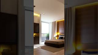 Warm & Cozy Bedroom Design || Bedroom Interior || Best Interior Design || #shorts #interiordesign