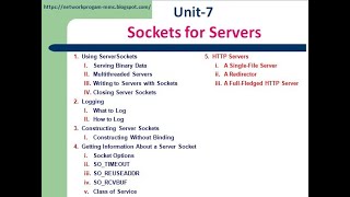 Network programming BCA 6th sem Unit 7