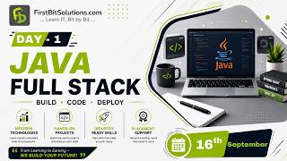 Java Full Stack | Day 1 | September 16, 2026 Batch | FirstBit Solutions