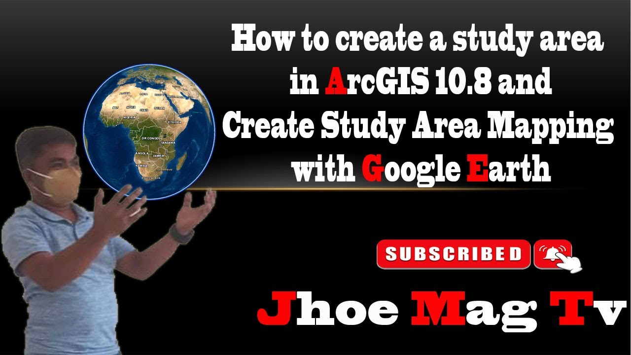 How to create a study area in ArcGIS and Create Study Area Mapping with ...