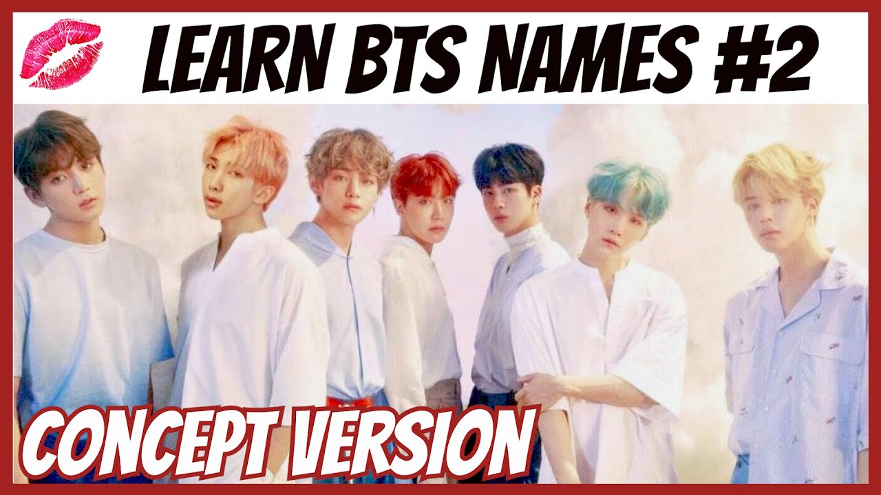 Learn BTS Member Names 2 - TEST YOURSELF! [Concept Ver] - YouTube