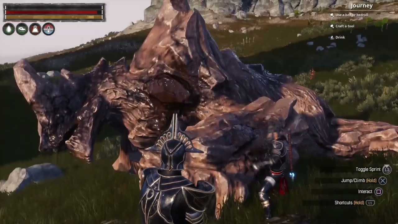 Rockslide don't want these problems (Conan Exiles)