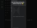 Butterfly Pattern Using Loops 🦋 | Java Pattern Program #Shorts