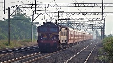 14 Coach Train in 11 Seconds!!!  Sensational Utkrisht Rake Pragati Express Ripping Malavali…