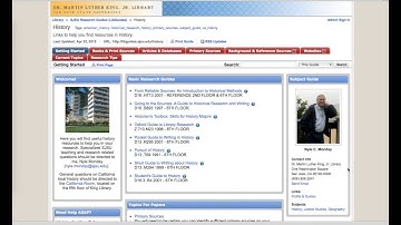 History Lib-Guide