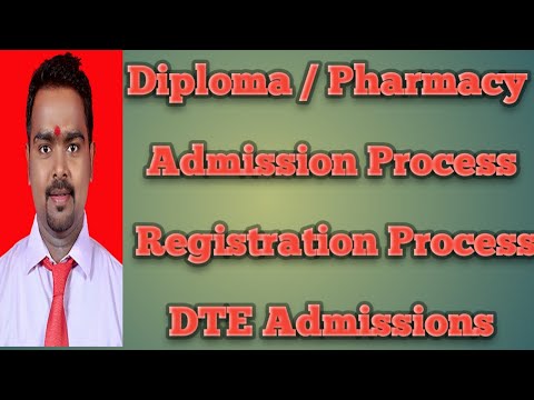 Diploma Pharmacy Registration Process on DTE website,  Diploma , Pharmacy Admission Process DTE