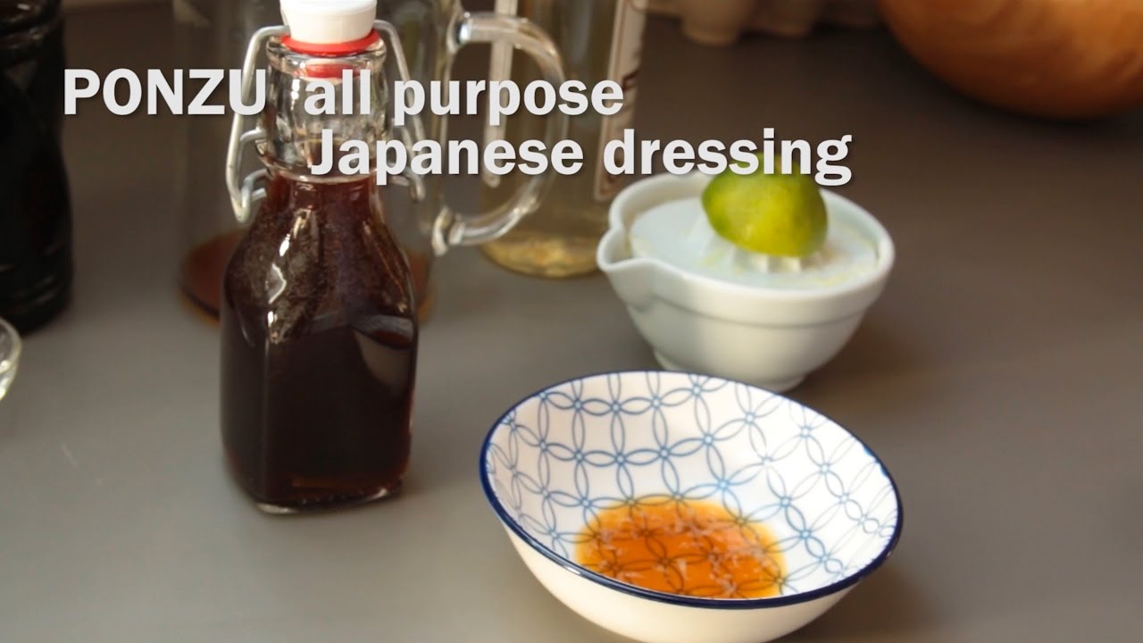 PONZU all purpose Japanese dressing YouTube