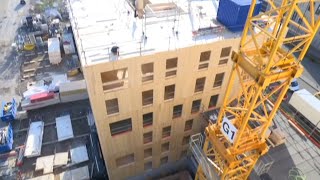 À Strasbourg, Cette Tour De 11 Étages Sera Entièrement En Bois, Cage Dascenseur Comprise