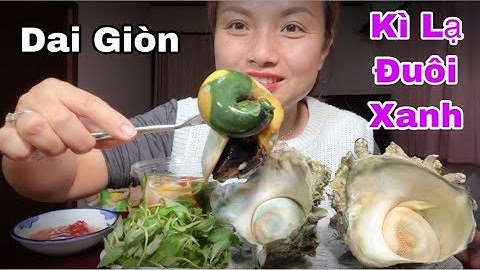 🇯🇵Lần Đầu Ăn Thử Ốc Gai Đỏ Hoàng Đế Khổng Lồ Đuôi Xanh Hấp Xả Ngon Hết Bài  #194