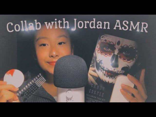 [ASMR] Doing Your Halloween Makeup - Roleplay (Personal Attention, Mouth Sounds - etc) *Collab*
