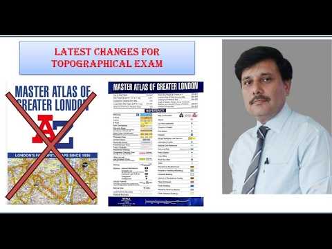 LATEST UPDATES AND CHANGES FOR TOPOGRAPHICAL ASSESSMENT BY TFL .NO MORE A-Z BOOK IS REQUIRED.