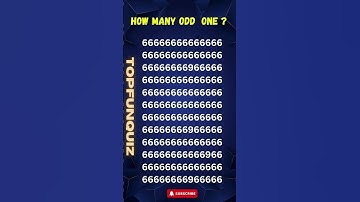 Only 1% Can Find the Odd Number! 💡 #Challenge #OddOneOut #BrainTeaser