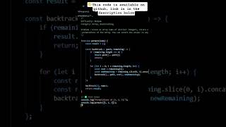 Can You Generate All Permutations? | LeetCode 46  | Crack the Interview in 40 Second! #viral #coding