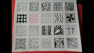 1001 Easy tangle patterns #165