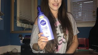 ASMR applying lotion (whispering)