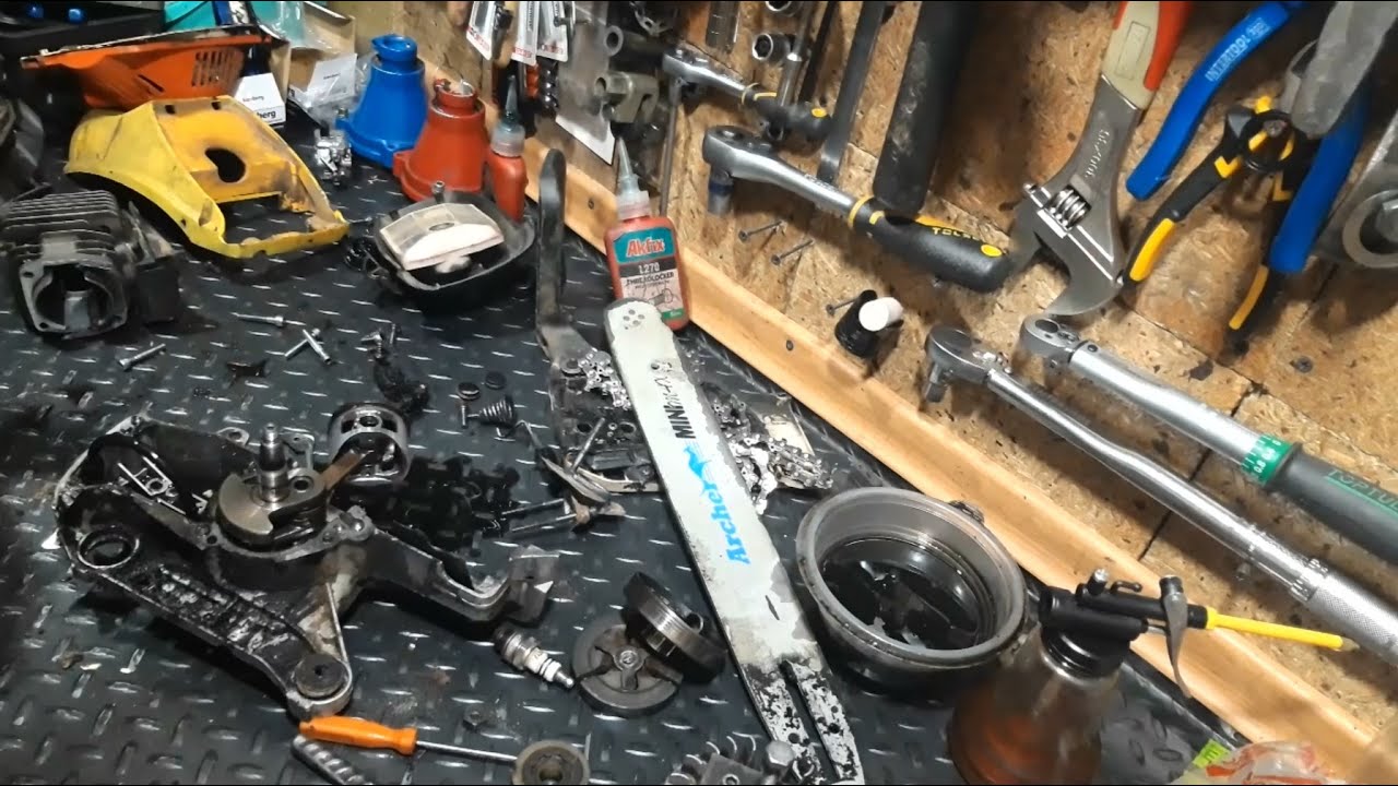 Бензопила Лісгоспу - свічка масло і Лісгосп - YouTube