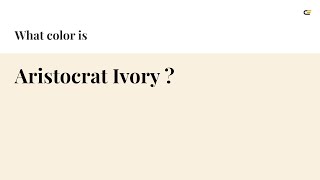 Aristocrat Ivory color #faf0df hex Cool Yellow color faf0df