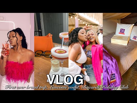VLOG : MY FIRST EVER BRAND TRIP, LANCÔME EVENT, BACARDI HOLIDAY CLUB & MORE | ONA OLIPHANT