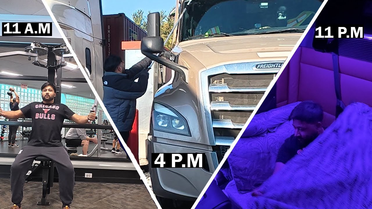 A Day in the Life of a 29 year old Truck Driver - YouTube