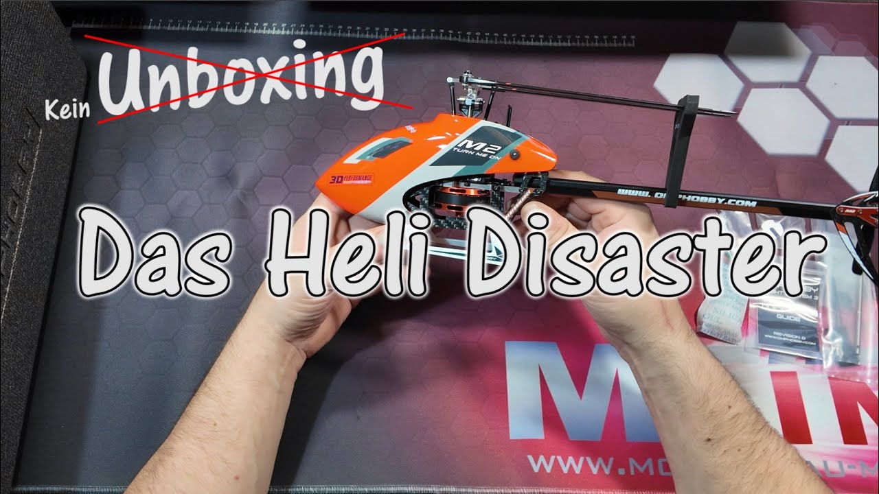 OMPHOBBY M2 EVO MK2 Helikopter Unboxing Fail! | 4K | German/Deutsch